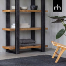 Mangohouten Boekenkast Durham 120 Mahom - Mangohoutonline