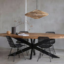 Mangohouten Eettafel Tulsa Ovaal 210×100 cm Mahom - Mangohoutonline