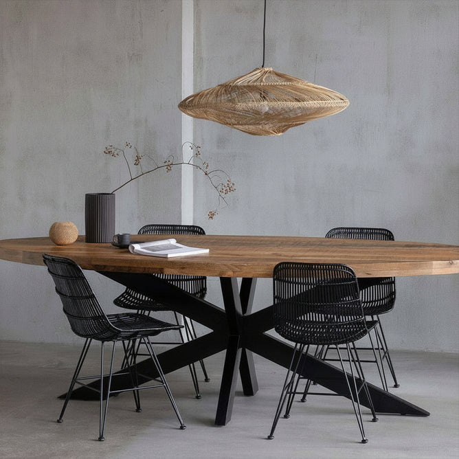 Mangohouten Eettafel Tulsa