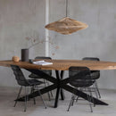 Mangohouten Eettafel Tulsa Ovaal 300 x 130 cm Mahom - Mangohoutonline