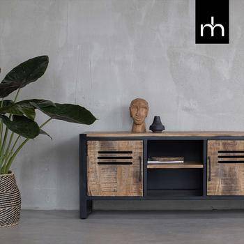 Mangohouten TV Meubel Henderson 150 cm Mahom - Mangohoutonline