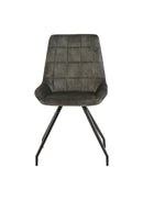 Jídelní židle Toulouse Zelená s černou podnoží Mahom