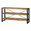 Knihovna z mangového dřeva Minneapolis 120 cm Low Mahom