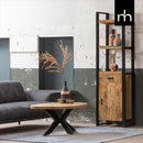 Knihovna z mangového dřeva Plano Mahom