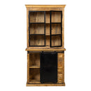 Príborník z mangového dreva Denver 100 cm s dvierkami rovný Mahom