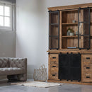 Príborník z mangového dreva Denver 190 cm rovný Mahom