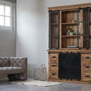 Příborník z mangového dřeva Denver 260×220 cm Mahom