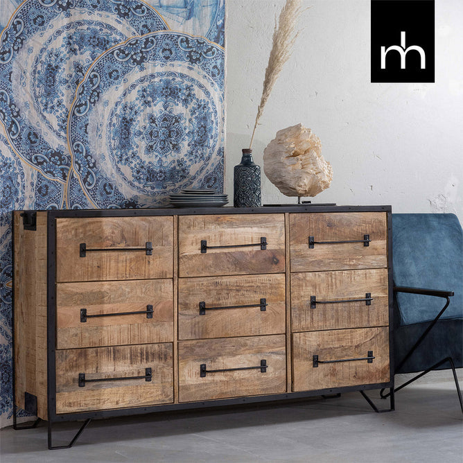 Mangohouten Eettafel Tulsa