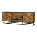 Příborník z mangového dřeva New Haven 210 cm Mahom