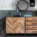 Příborník z mangového dřeva New Haven 210 cm Mahom