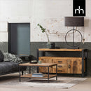 Konferenční stolek z mangového dřeva Miami 80x80 cm Mahom