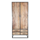 Mangohouten Kast Philadelphia 90 cm Mahom - Mangohoutonline