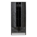 Skříň z mangového dřeva Sienna Black 90 cm Mahom