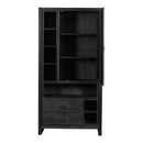 Nástěnná skříňka z mangového dřeva Stockton Black 100 cm Mahom