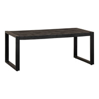 Konferenční stolek z mangového dřeva Atlanta Black 110 cm Mahom