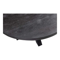 Konferenční stolek z mangového dřeva Glendale Black 90 cm Mahom