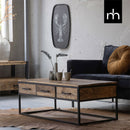 Konferenční stolek z mangového dřeva San Diego Mahom