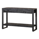 Konzolový stolek z mangového dřeva Atlanta Black 120 cm Mahom