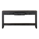 Konzolový stolek z mangového dřeva Atlanta Black 150 cm Mahom