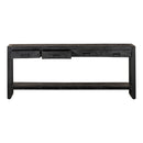 Konzolový stolek z mangového dřeva Atlanta Black 180 cm Mahom