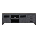 TV skříňka z mangového dřeva Henderson Black 180 cm Mahom