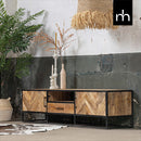 TV skříňka z mangového dřeva New Haven 210 cm Mahom