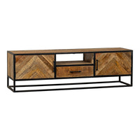 TV skříňka z mangového dřeva New Haven 165 cm Mahom
