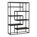 Polička z mangového dřeva Chicago Black 120 cm Mahom