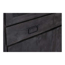 Vitrína z mangového dřeva Jersy Black Mahom