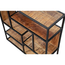 Nástěnný stojan z mangového dřeva 80x80 cm čtvereční Mahom