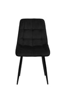 Jídelní židle Nice černá s černou podnoží Mahom