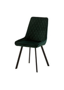 Jídelní židle Reims černá s černou podnoží Mahom