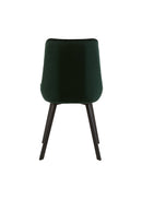 Jídelní židle Reims černá s černou podnoží Mahom