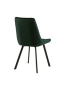 Jídelní židle Reims černá s černou podnoží Mahom